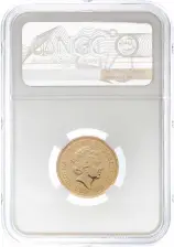 2018 NGC Gold Graded Full Sovereign Elizabeth II Coin Slabbed Collectable United Kingdom Bombay Mint MS-70 DPL obverse