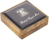 1985 Gold Brilliant Uncirculated Quintuple Sovereign £5 St George  closed box