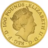 2022 1 oz Gold Proof Tudor Beasts Seymour Panther Coin obverse