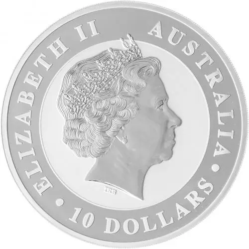 2013 Silver Bullion Ungraded 10 Ounce Koala  Coin Single Australia Perth Mint obverse