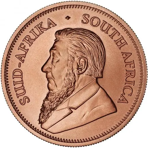 2022 Krugerrand 1 oz Gold Bullion Coin obverse crop chards image