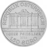 2022 Silver 1 oz Philharmonic Bullion Coin obverse