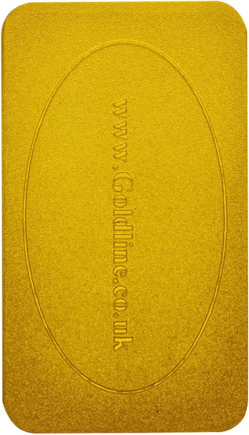 Pre-Owned 50g Gold Bullion Bar Baird & Co. - In Sleeve Reverse
