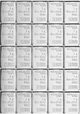 Silver Bullion 1 Gram Best Value Valcambi SA Bar -  Pre-Owned obverse