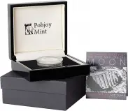 2019 Ultra High Relief Silver Proof 2 Ounce 50th Anniversary of the Moon Landing Crown  Coin Ascension Island Box Set
