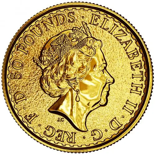 2016 0.5 oz Britannia Gold Bullion Coin obverse chards image crop