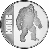 2021 Silver 1 Ounce King Kong  Coin Pre-Owned Niue