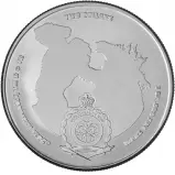 2021 Silver 1 Ounce Godzilla  Coin Single Pre-Owned Niue obverse