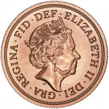2021 Gold Double Sovereign Bullion Coin obverse