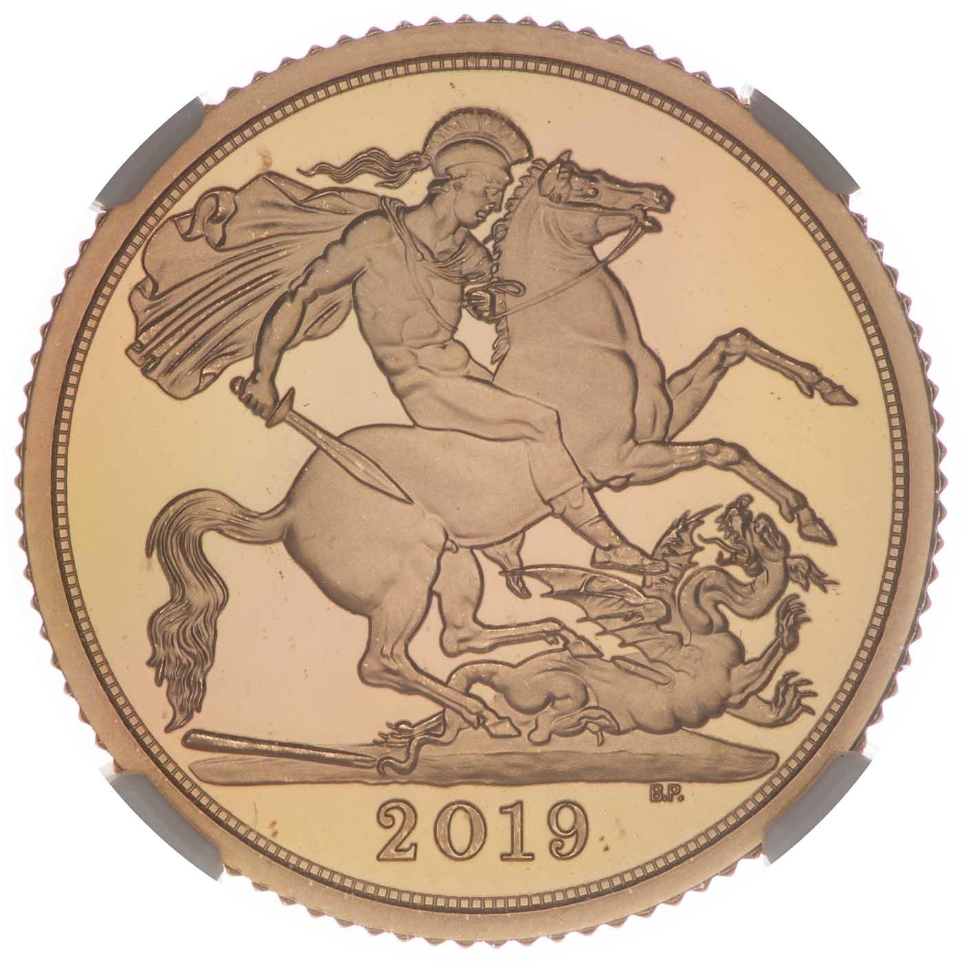 2019 Gold Proof Half Sovereign NGC Graded PF70 | Chards