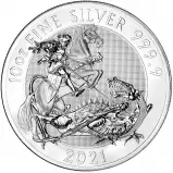 2021 Silver Valiant 10 oz Bullion Coin Pre-Owned