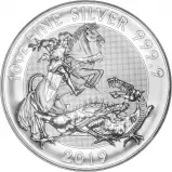 2019 Silver Valiant 10 oz Bullion Coin Pre-Owned