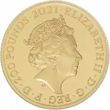 2021 Gothic Crown 2 oz Gold Proof Coin obverse
