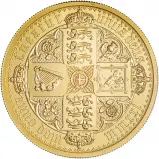 2021 Gothic Crown Quartered Arms 2 oz Gold Proof Coin
