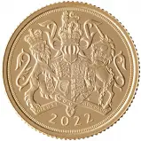 2022 Platinum Jubilee Gold Quarter Sovereign Bullion Coin
