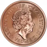 2022 Platinum Jubilee Gold Double Sovereign Bullion Coin obverse chards image crop