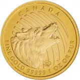 Canadian 2014 Gold 1 oz Howling Wolf $200 Royal Canadian Mint Coin