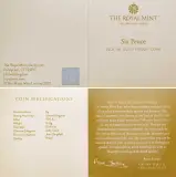 2021 Gold Proof Elizabeth II Pound Sixpence Certificate