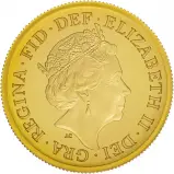 2021 Gold Sixpence Proof Coin Obverse