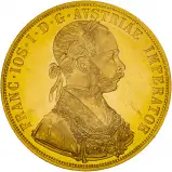 Austrian Mint 1915 Gold Bullion Ungraded re-strike 4 Ducat  Coin