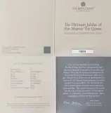 2022 Silver Proof Platinum Jubilee £5 Coin with cert