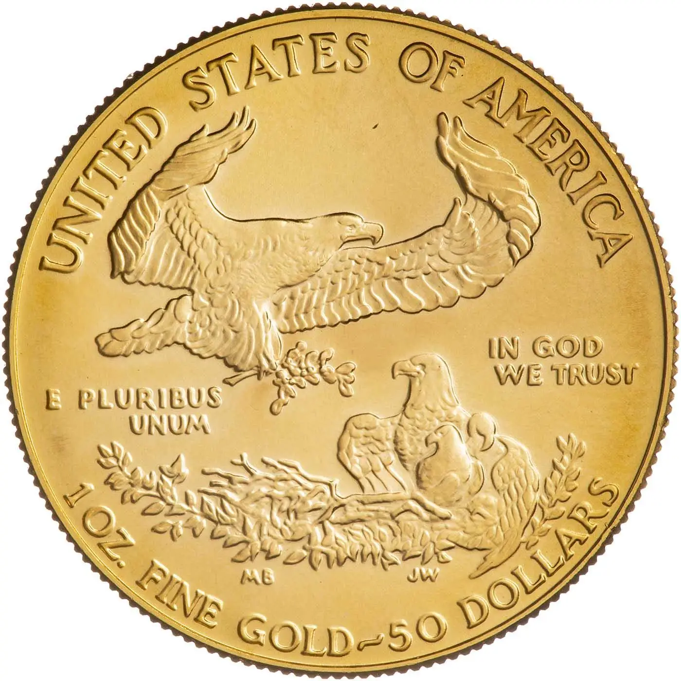 1989 1 oz Gold $50 Eagle Bullion Coin | Chards