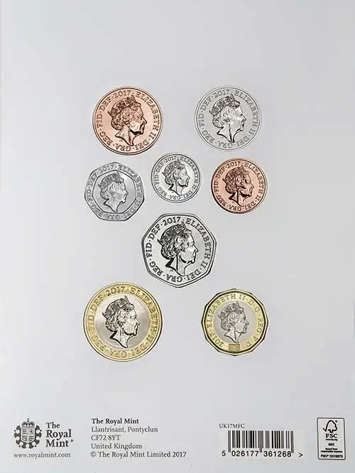 2017 Whole Coin Set UK Baby Pack 21947