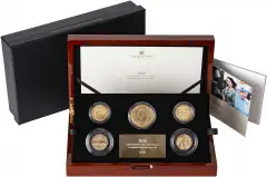 2022 United Kingdom Gold Proof Commemorative Coin Set