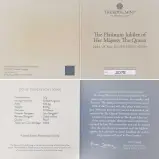 2022 Silver Proof British Decimal Elizabeth II Platinum Jubilee Pound Sterling 50 Pence Coin United Kingdom The Royal Mint with cert