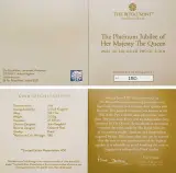 2022 Gold Proof Platinum Jubilee 50 Pence Coin with cert