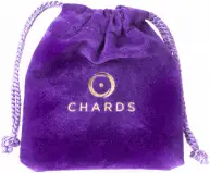 Chards Velvet Coin Pouch (Large) closed