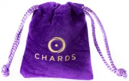 Chards Velvet Coin Pouch (Small) closed