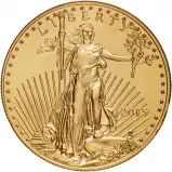 2015 Gold 1 Ounce Eagle Coin United States of America US Mint Obverse