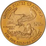 1995 Gold 1 Ounce Eagle US Dollar Coin Single United States of America US Mint Reverse