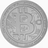 2021 Niue Bitcoin 1 oz Silver Bullion Coin - Pre-Owned