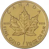 1997 Gold Bullion 0.1 Ounce Maple Coin - Royal Canadian Mint