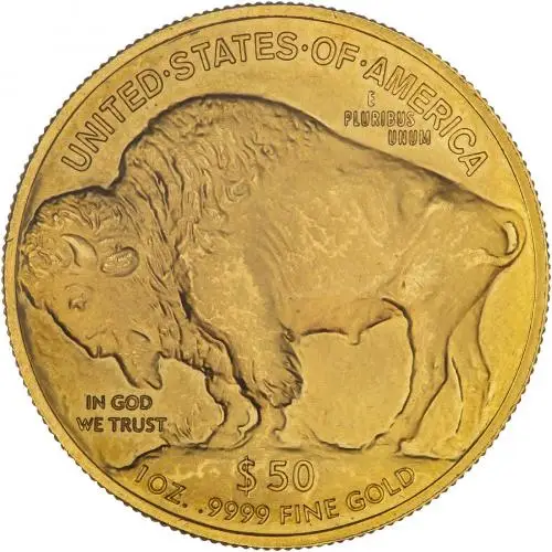 2012 Gold Bullion Ungraded 1 Ounce Buffalo  Coin Single United States of America reverse