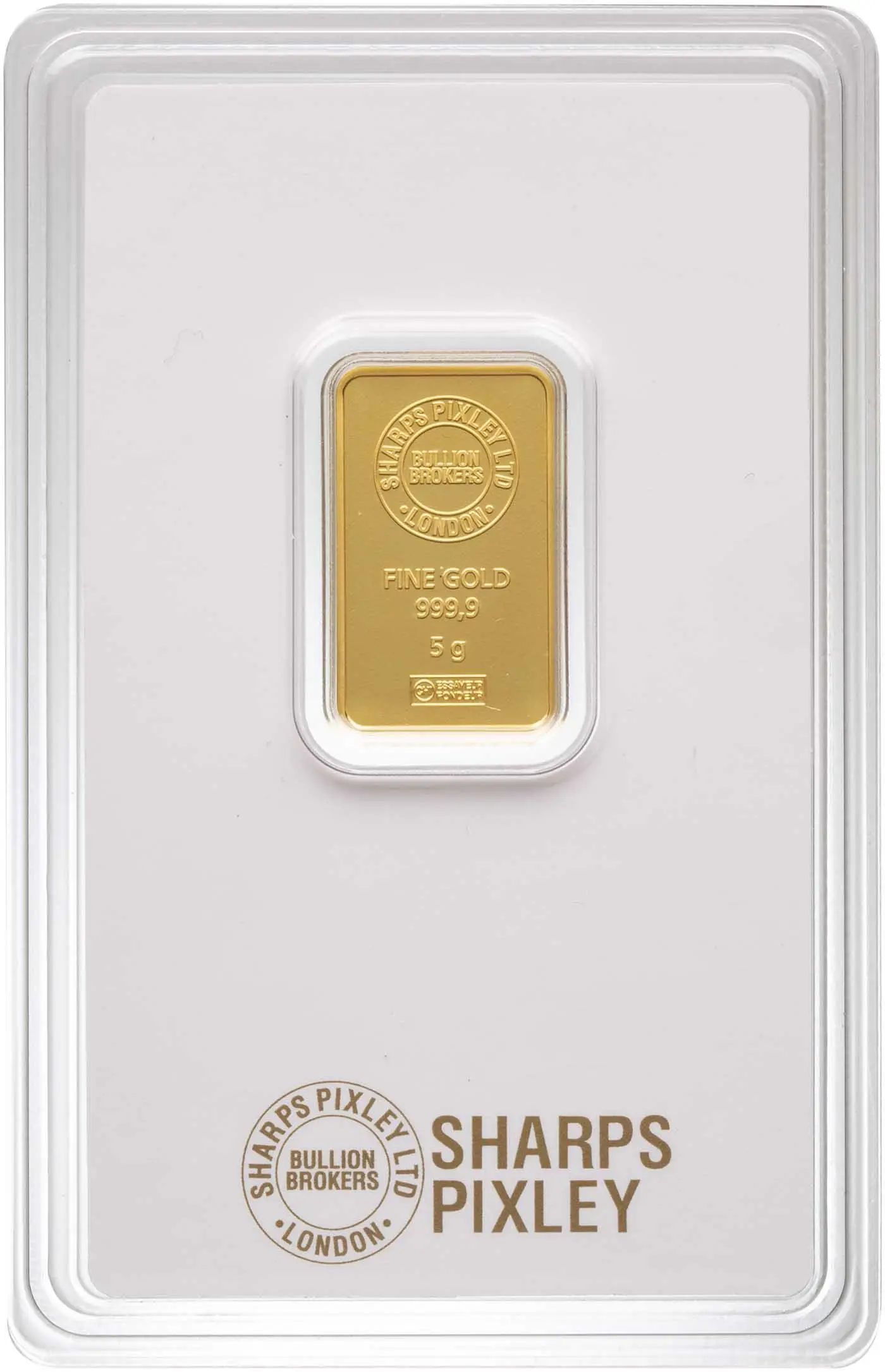 Sharps Pixley Gram Gold Minted Bar Pre-Owned Chards