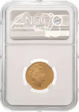 2016 Elizabeth II Gold Full Sovereign NGC PF-64 ULTRA CAMEO Coin Obverse