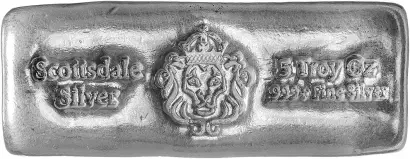 Scottsdale Mint 5 oz Silver Cast Bar -  Pre-Owned