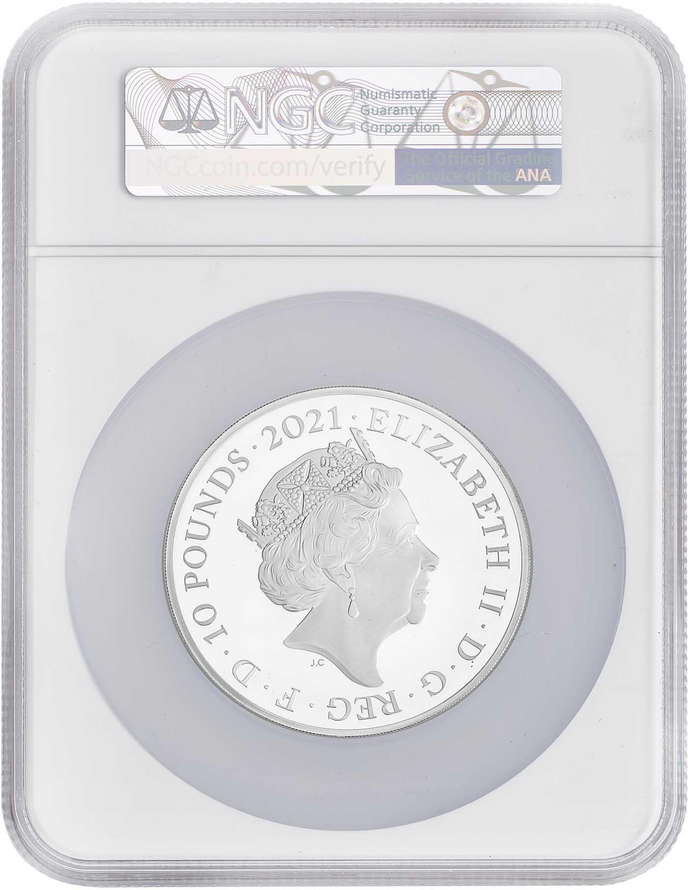 2021 Gothic Crown Victoria 10 oz Silver NGC PF-70 | Chards