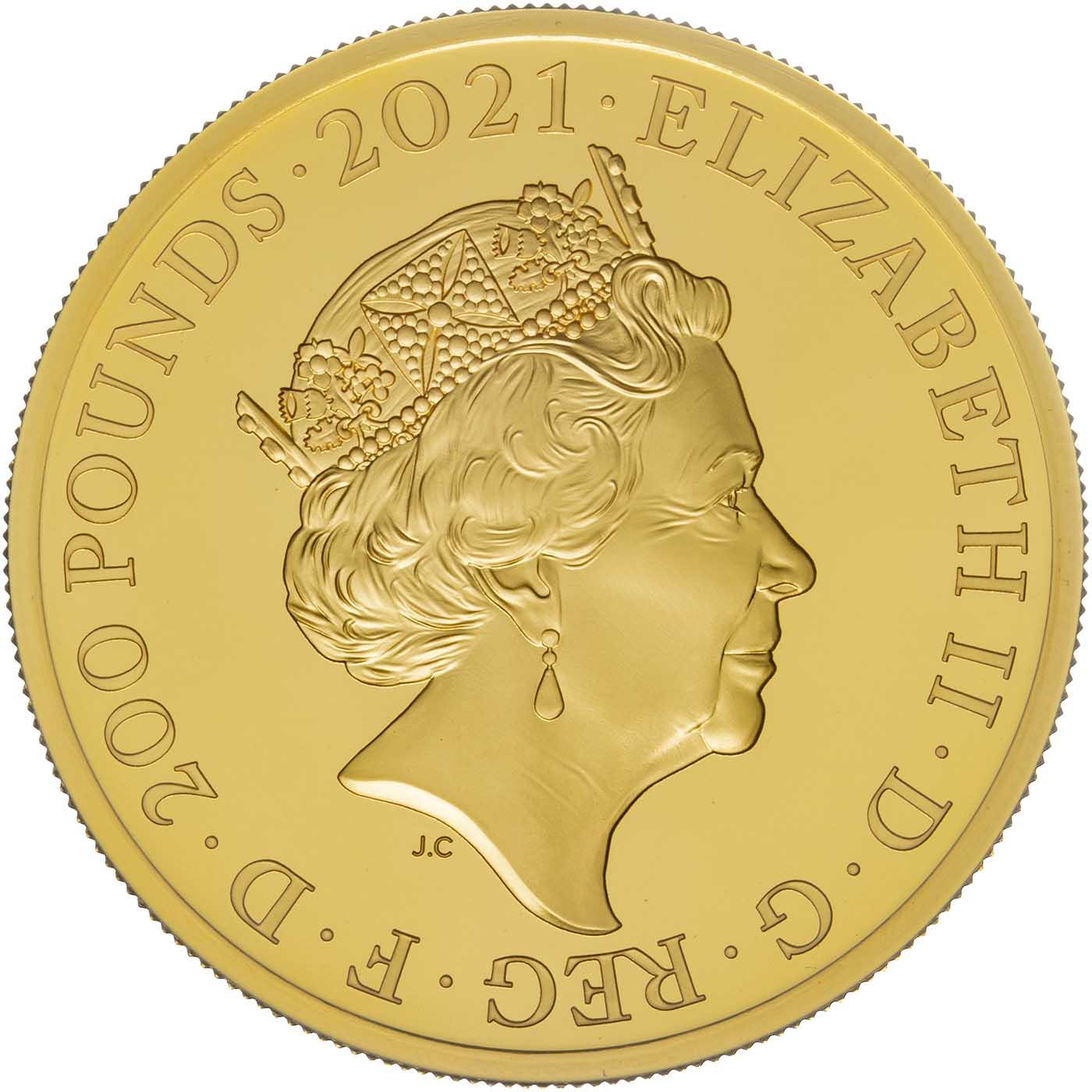 2021 Gothic Crown 2 oz Gold Proof Coin NGC PF 70 | Chards