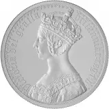 2021 Victoria  Gothic Crown Portrait 2oz Silver Proof Coin - Pre-Owned