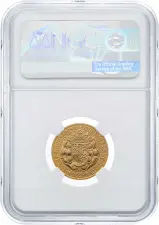 1989 Gold Proof Sovereign 500th Anniversary Coin reverse
