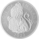 2022 Lion of England Tudor Beasts 1 oz Silver Proof Coin reverse