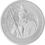2022 Britannia Silver Proof 2 oz Coin - Core Range rev
