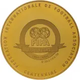 2004 Gold Proof FIFA 100 Years £25  Medallion With Box with Cert 2