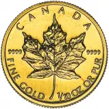 2004 0.1 oz Gold Coin Maple Bullion