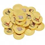 Coloured 0.1 oz Gold Perth Mint Lunar Coins - Minty