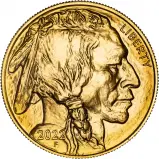 2022 Gold Bullion Ungraded 1 Ounce Buffalo  Coin Single United States of America US Mint obverse